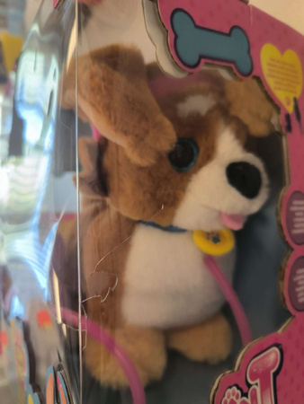 OUTLET TM Toys Sprint Puppy Interaktywny piesek Corgi na smyczy szczeka USZKODZONE OPAKOWANIE