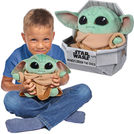 OUTLET Star Wars Maskotka Disney Mandalorian Baby Yoda 25cm w pudełku USZKODZONE OPAKOWANIE