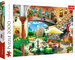 OUTLET Puzzle 2000 elementów, Widok na Barcelonę, Trefl 27105 PO ZWROCIE