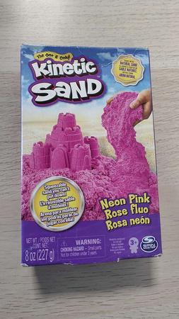 OUTLET Piasek kinetyczny Kinetic Sand różowy 227 g USZKODZONE OPAKOWANIE