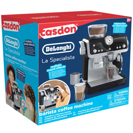 OUTLET Ekspres do kawy DeLonghi dla małego baristy ze spieniaczem do mleka Casdon USZKODZONE OPAKOWANIE