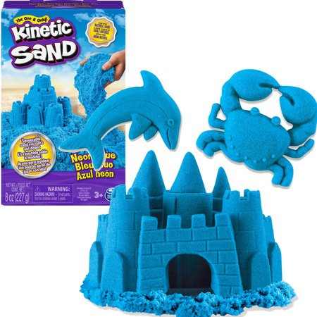 OUTLET Piasek kinetyczny Kinetic Sand niebieski 227 g USZKODZONE OPAKOWANIE