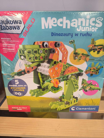 OUTLET Clementoni Mechanics Junior Dinozaury w ruchu USZKODZONE OPAKOWANIE