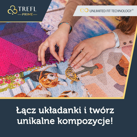 OUTLET Puzzle 1000 Alpejska Sielanka Bawaria, Niemcy Unlimited Fit Technology USZKODZONE OPAKOWANIE