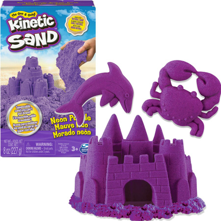 OUTLET Piasek kinetyczny Kinetic Sand fioletowy 227 g USZKODZONE OPAKOWANIE