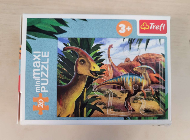 OUTLET Trefl Puzzle miniMAXI DInozaury #1 USZKODZONE OPAKOWANIE