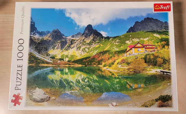 OUTLET Puzzle 1000 Schronisko Tatry Słowacja USZKODZONE OPAKOWANIE