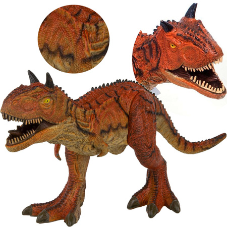 OUTLET Dinozaur Carnotaurus Duża Figurka Ruchome Łapy Jurassic World 30 Cm WADLIWY